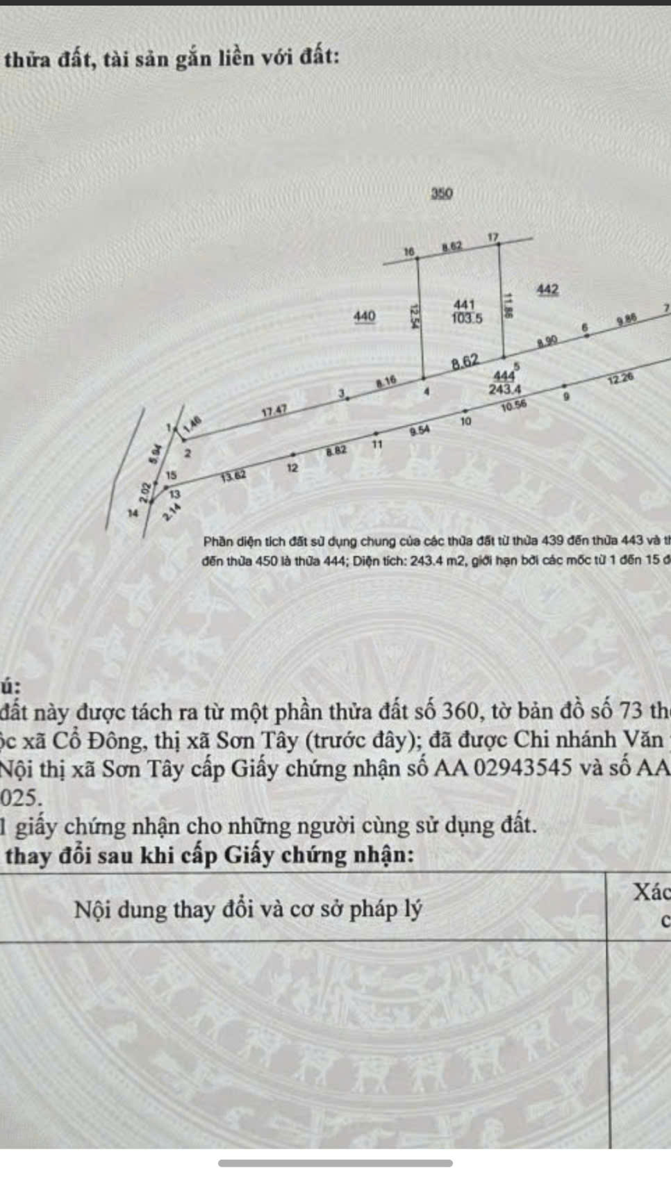 Đất Hòa Lạc 100m2 full thổ cư ,sẵn sổ ,mặt tiền lớn ,đường rộng gần Công Nghệ cao  15994962