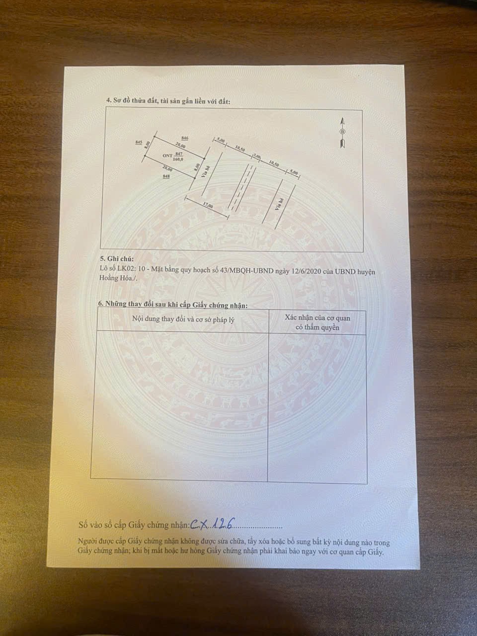 HOT HOT–CHÍNH CHỦ CẦN BÁN GẤP LÔ ĐẤT ĐẸP TẠI Hoằng Hải cũ Nay là Hoằng Tiến, Hoằng Hóa, Thanh Hóa 15995140