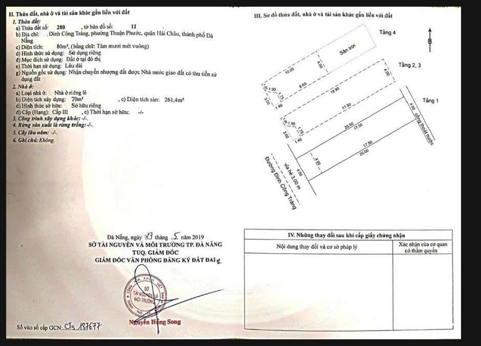 Bán nhanh nhà 4 tầng trung tâm hải châu đà nẵng 15995159