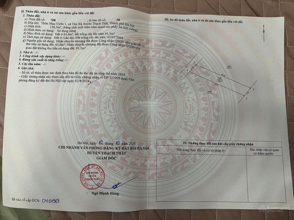 BÁN ĐẤT XÂY NHÀ TRỌ TÂM ĐIỂM KHU CÔNG NGHỆ CAO HÒA LẠC SÁT CÁC TRƯỜNG ĐẠI HỌC LỚN 15995250