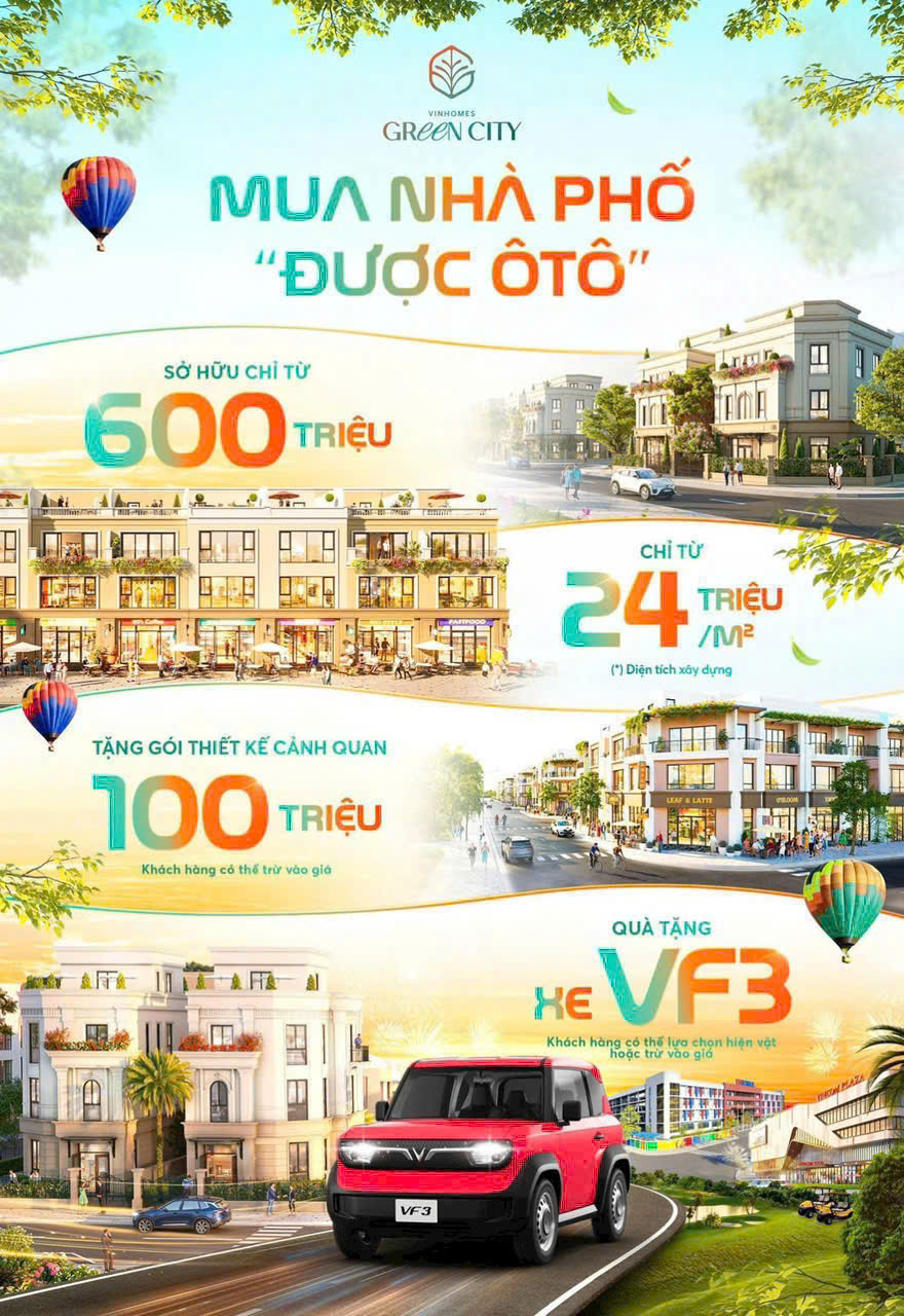 1 CĂN – 3 GIÁ TRỊ – VÀO TIỀN NHẸ NHƯ CHUNG CƯ
🏡 Liền kề 75m² – trung tâm THE FOREST
💰 Giá chỉ: 15995319