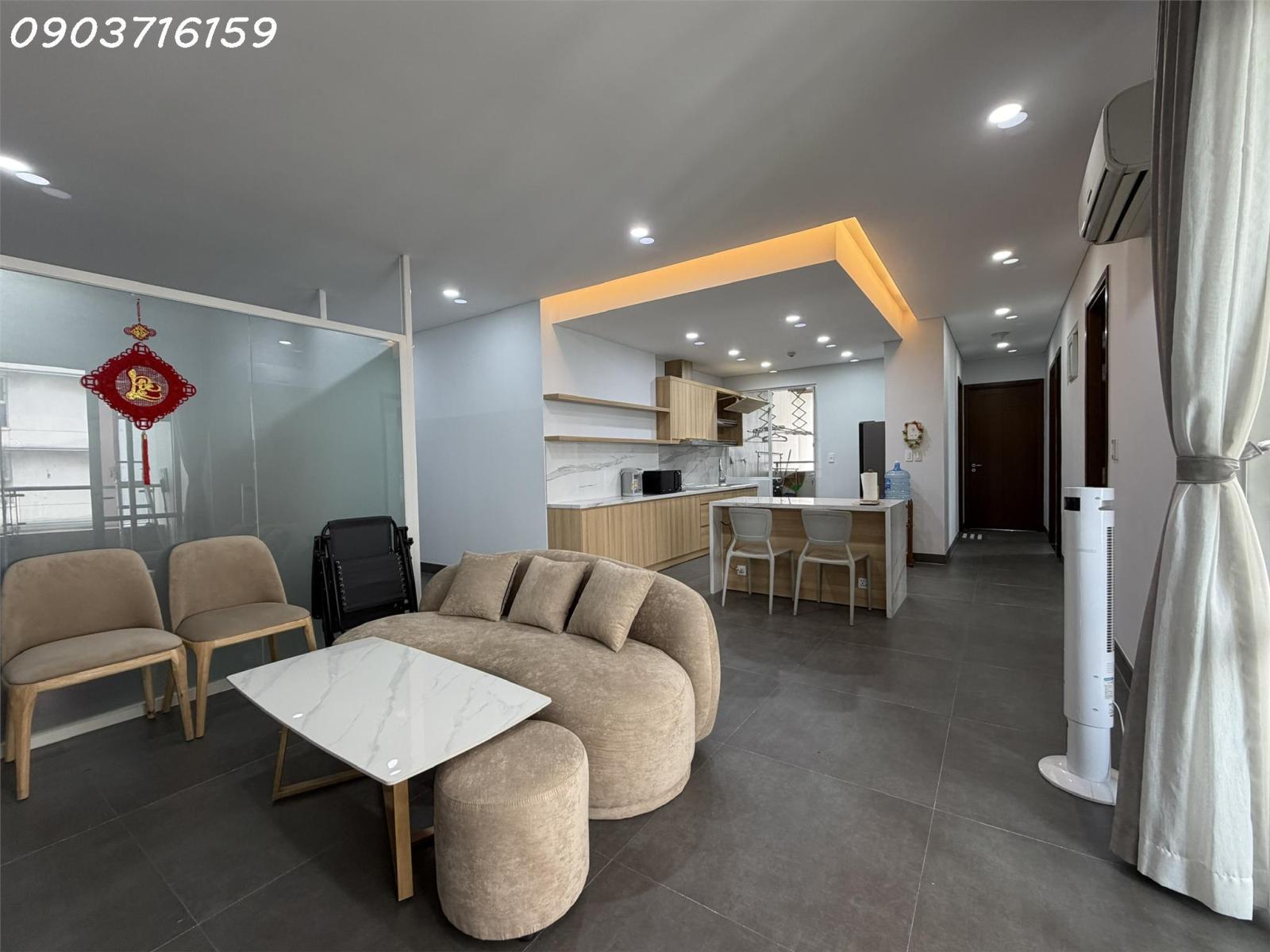 Chính chủ cho thuê căn hộ lô góc The Everrich 1, DT 100m2, 2PN + 2 WC, giá 19tr/tháng 15995412