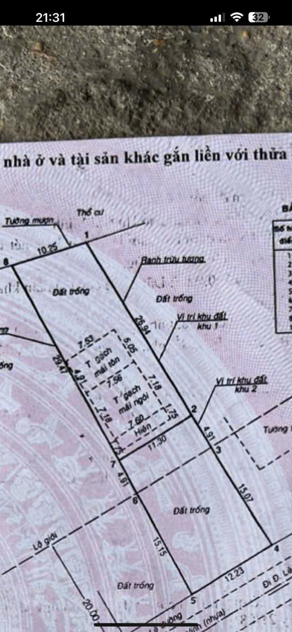 CẦN BÁN GẤP LÔ ĐẤT MẶT TIỀN ĐẶNG THÚC VỊNH – HÓC MÔN GÍA CỰC TỐT 15995834