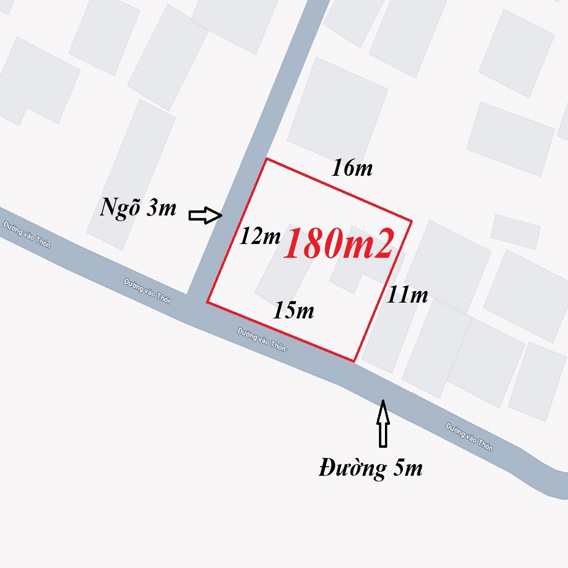 🏡 180m2 Thuận An, Hà Nội MT 15m đường 5m view thoáng 0989894845 15995957