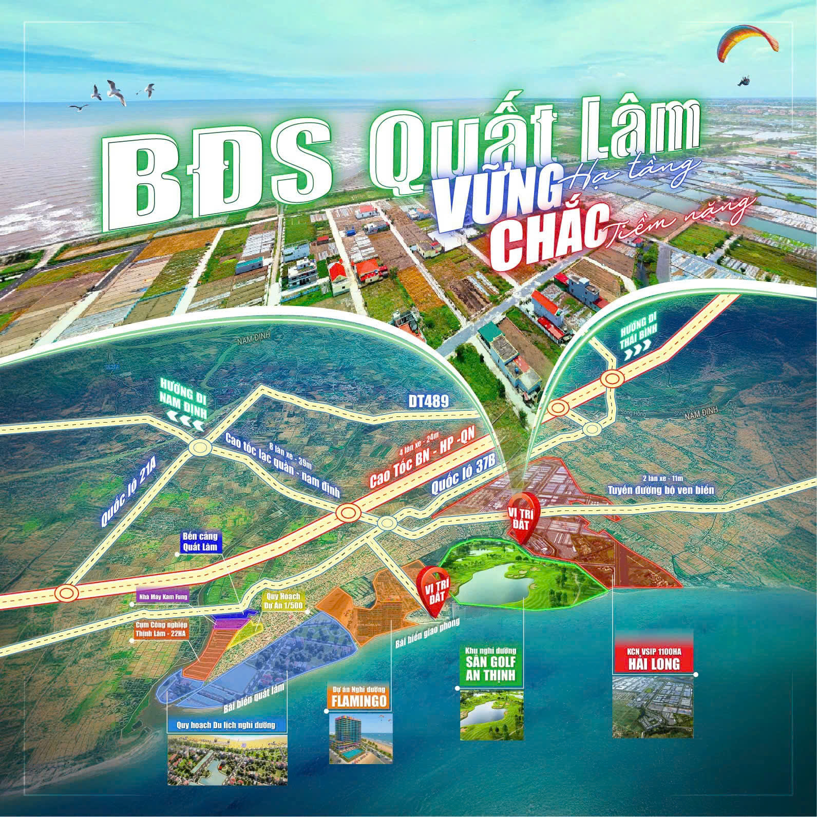 Mặt tiền 6m chỉ nhỉnh 1 tỷ bán đất quất lâm giao phong 85m2 vài bước chân ra bãi tắm 15995971