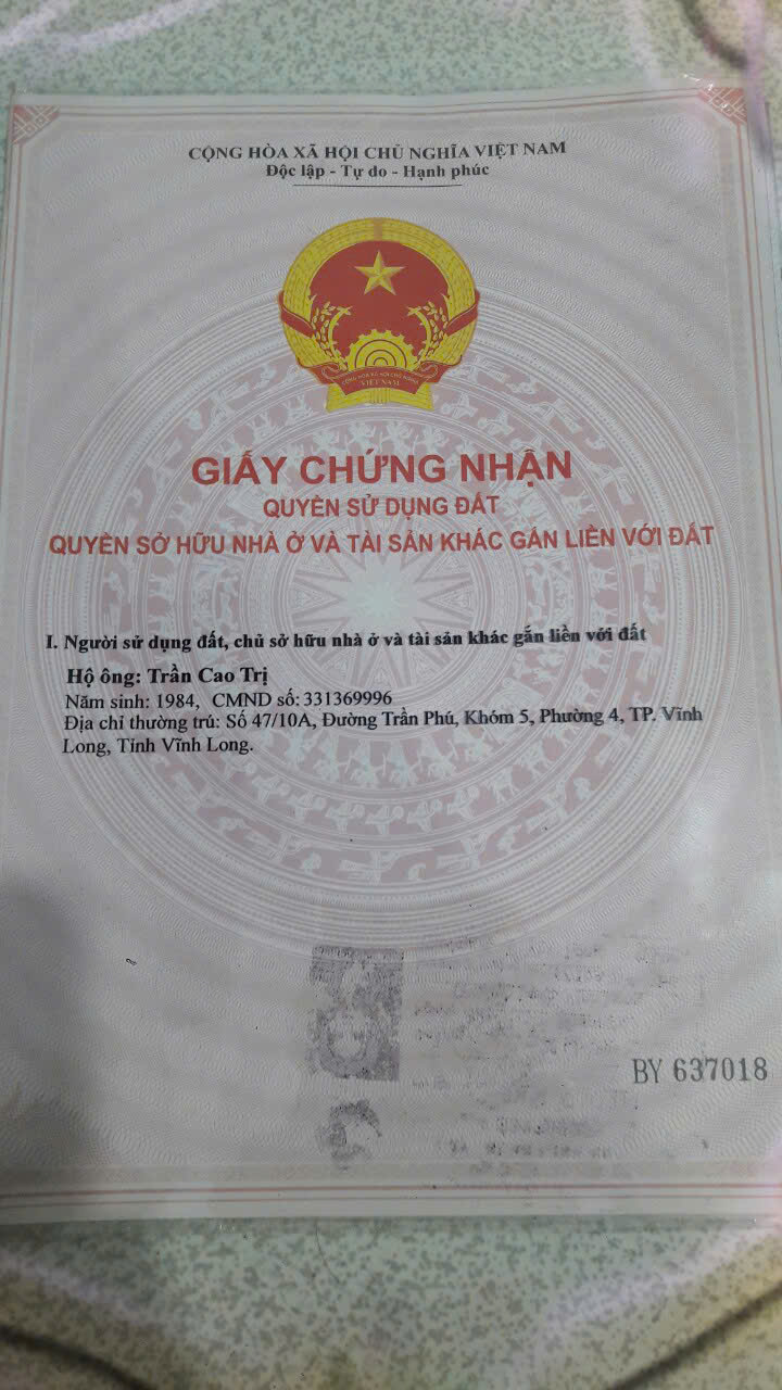 CƠ HỘI SỞ HỮU ĐẤT ĐẸP TP. VĨNH LONG – GIÁ CỰC TỐ 15996117