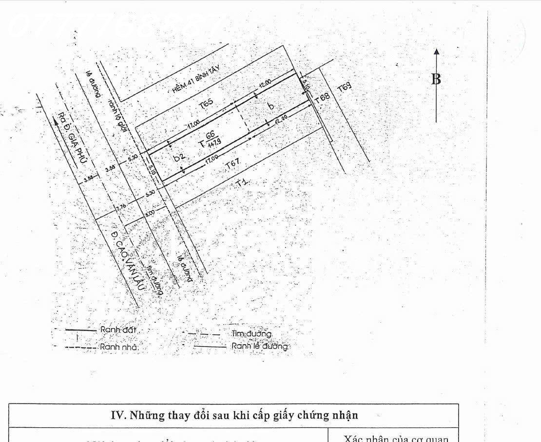 Bán MT 28 Cao Văn Lầu Quận 6 vị trí đẹp giá 145tr/m2 đất quá rẻ tốt 15996270
