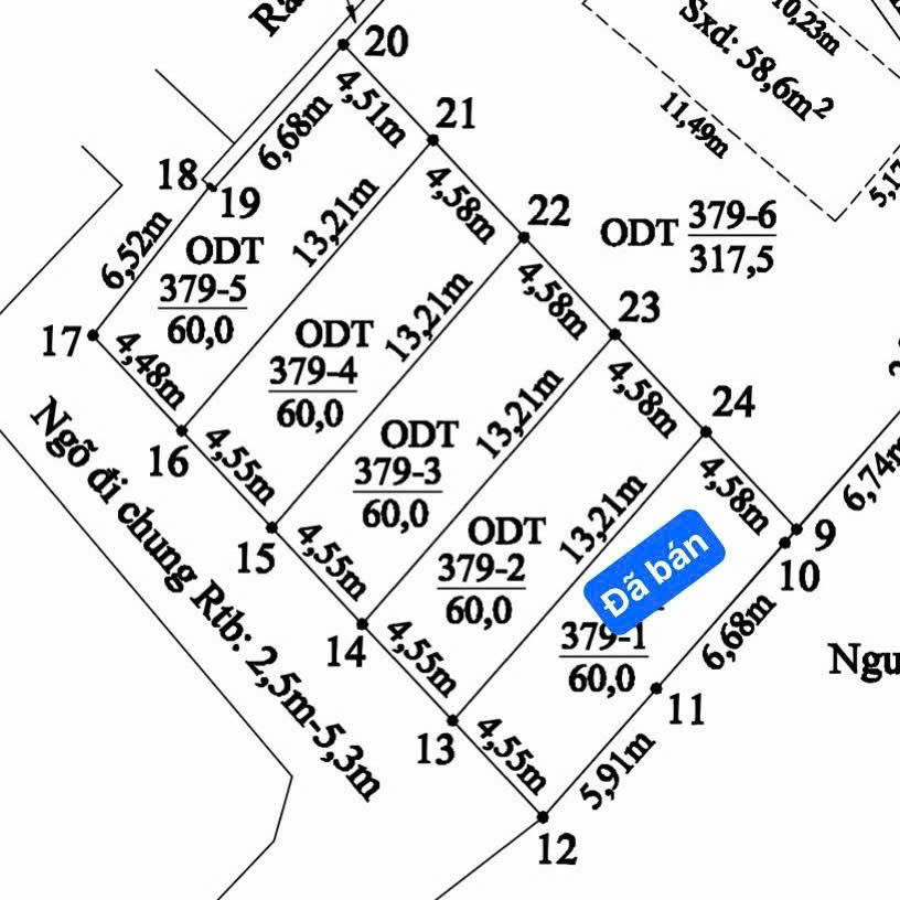 BÁN ĐẤT PHÂN LÔ KIỀN BÁI – THUỶ NGUYÊN – GẦN QL10 – GIÁ 1,55 TỶ/LÔ 15996273