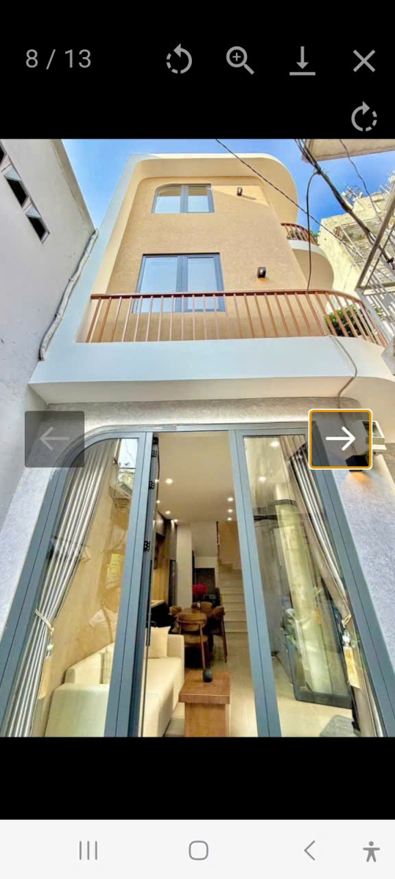 Nhà hẻm ba gác , 33m2 , 3 lầu , Bình Thạnh , giá 6.3 tỷ . 15996280