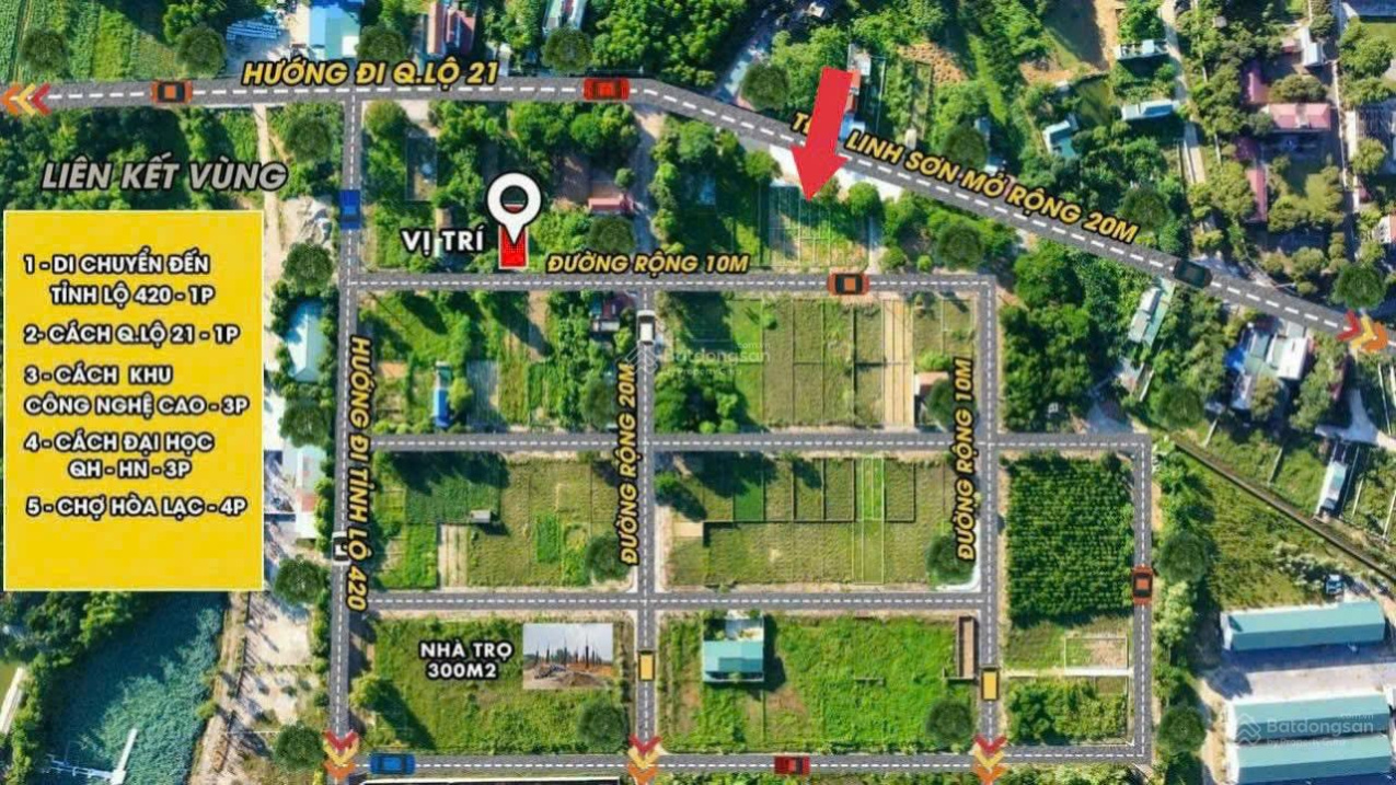 Cần Tiền Bán gấp lô đất nền TĐC Linh Sơn Sát Đại Học Quốc Gia Hà Nội , mặt đường kinh doanh 75m2 15996282