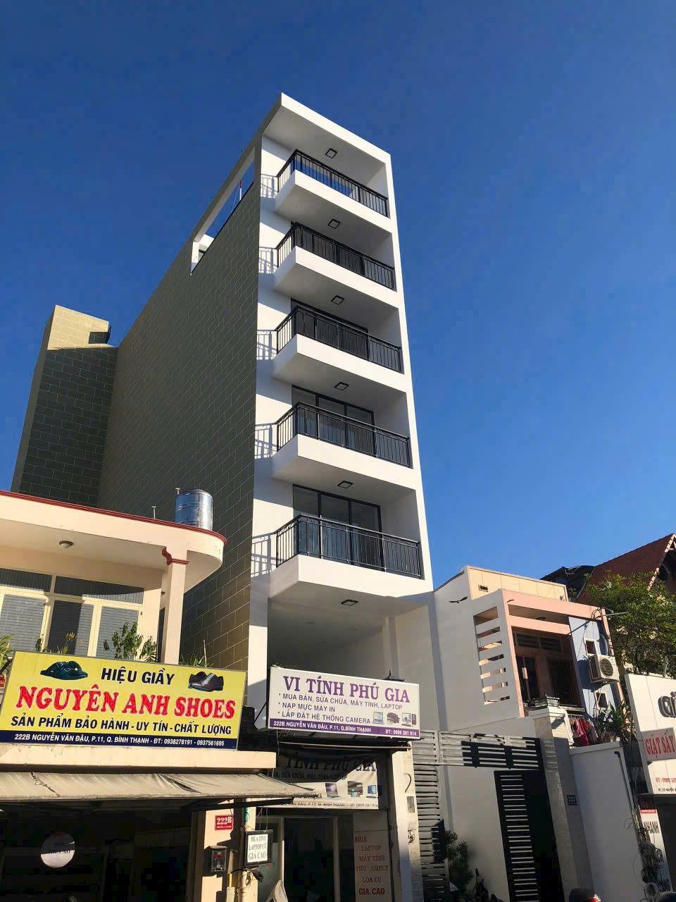 Bán nhà mặt tiền Nguyễn Văn Đậu Bình Thạnh, 5x40, Hầm 7 tầng(1000m2 sàn), 23PN, HDT 140tr 15996508