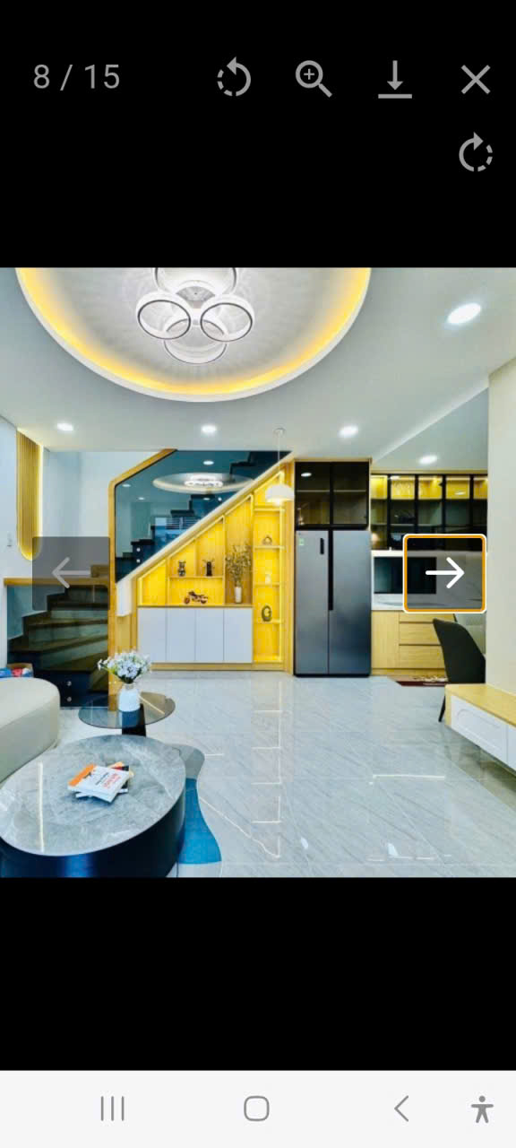 Nhà hẻm ba gác , 45m2 , 2 lầu , Bình Thạnh , giá 6.79 tỷ . 15996561