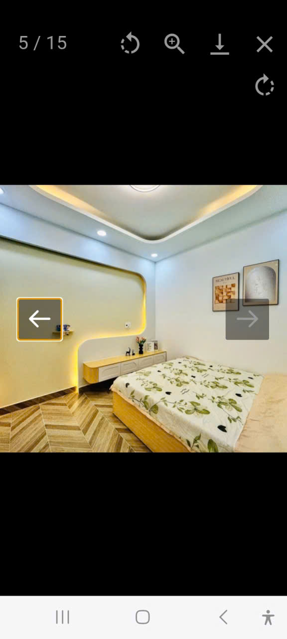Nhà hẻm ba gác , 45m2 , 2 lầu , Bình Thạnh , giá 6.79 tỷ . 15996561