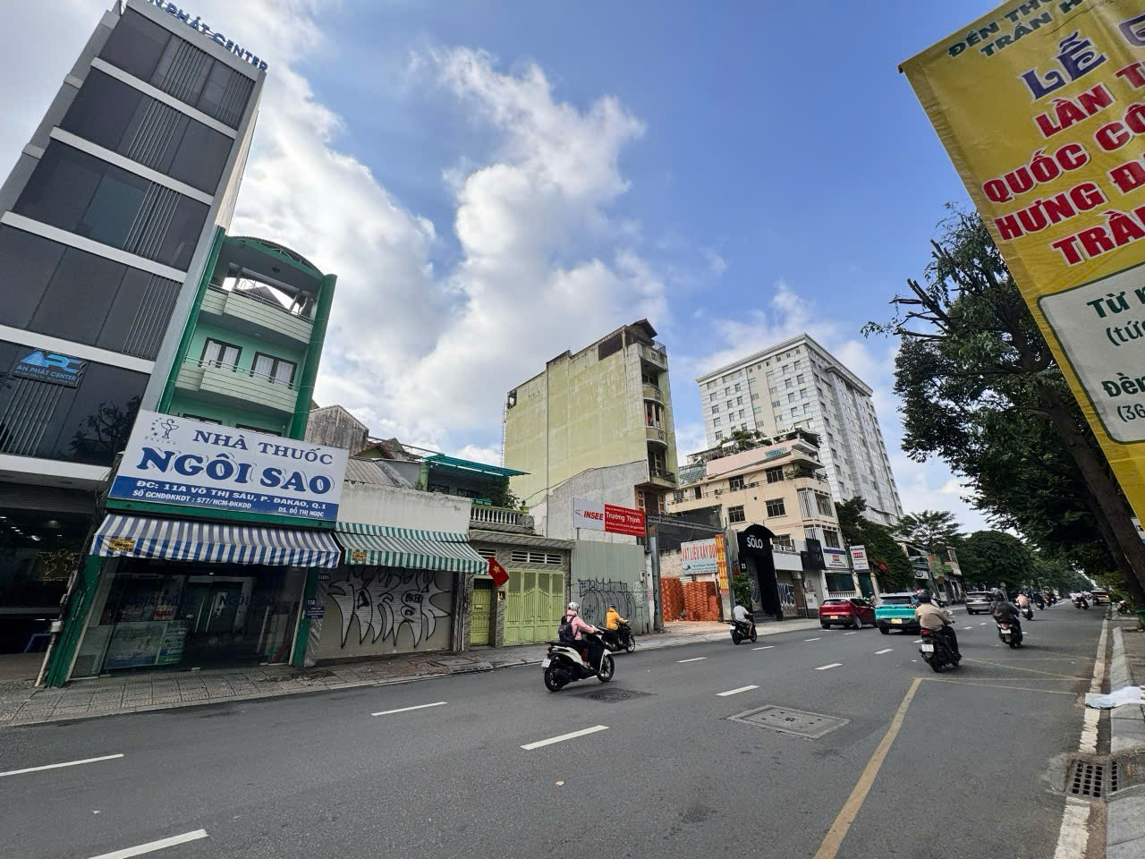 BÁN NHÀ MẶT TIỀN KD Đ.VÕ THỊ SÁU, QUẬN 1 - 96M2  SỔ HỒNG NỞ HẬU VUÔNG ĐẸP 7M*20M - NGAY GÓC ĐINH 15996783