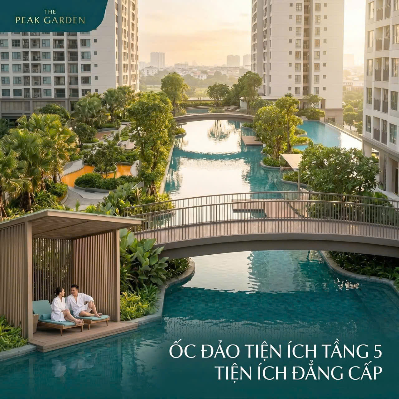 CĂN HỘ WELLNESS TẠI Q7 – KHÔNG GIAN SỐNG TINH CHỌN  THE PEAK GARDEN GIÁ TỪ 75 triệu/m2, 15% KÍ HĐMB 15996803