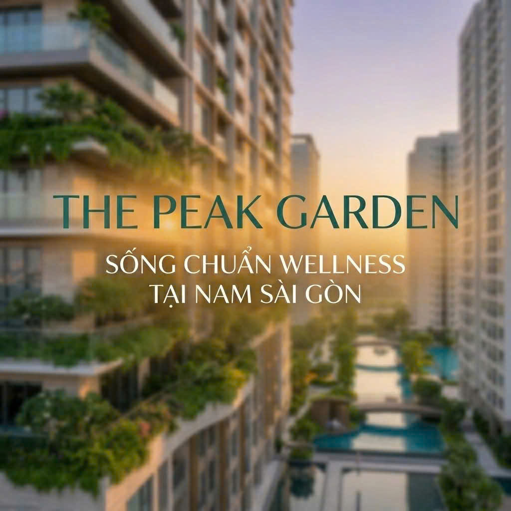 CĂN HỘ WELLNESS TẠI Q7 – KHÔNG GIAN SỐNG TINH CHỌN  THE PEAK GARDEN GIÁ TỪ 75 triệu/m2, 15% KÍ HĐMB 15996827
