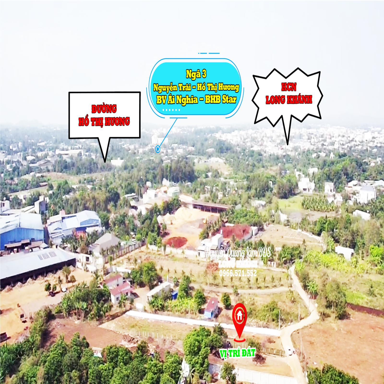 NỀN THỔ CƯ 85m² GIÁ RẺ, CÁCH ĐƯỜNG HỒ THỊ HƯƠNG CHỈ 1KM , P LONG KHÁNH, ĐN 15996845