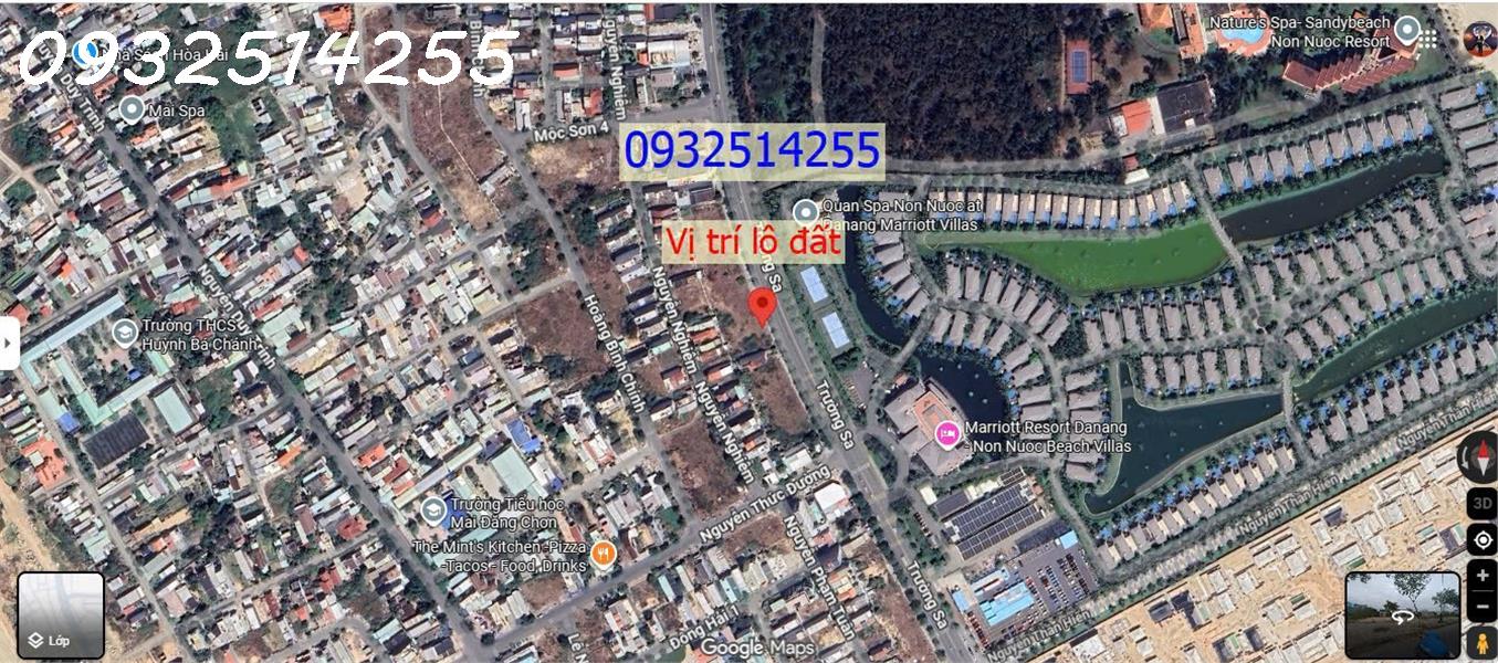 Giảm 500 triệu bán nhanh lô đất Trường Sa -Đối Diện  Marriott Resort - Ngũ Hành Sơn - Giá 83 15996853