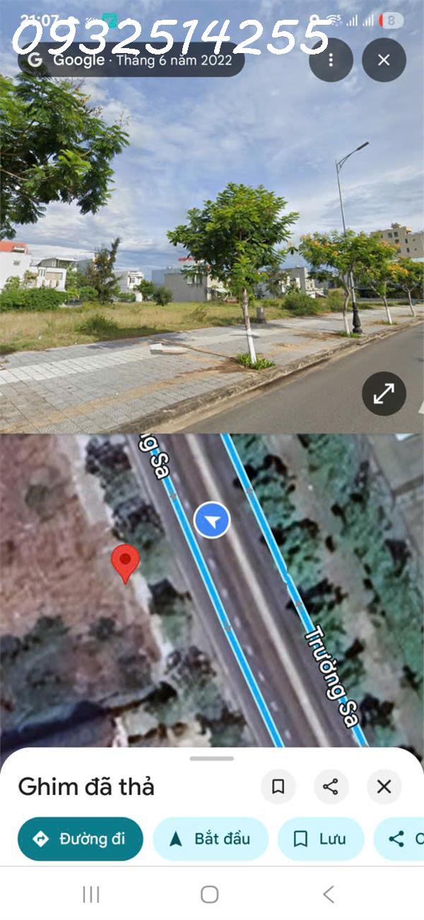 Giảm 500 triệu bán nhanh lô đất Trường Sa -Đối Diện  Marriott Resort - Ngũ Hành Sơn - Giá 83 15996853