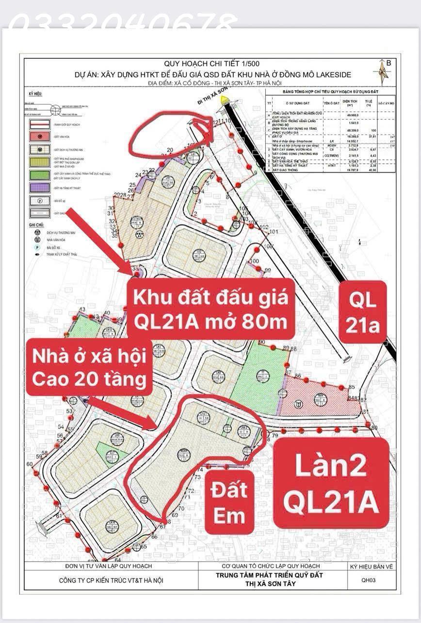 KHÔNG THỂ BỎ LỠ-CỔ ĐÔNG-SƠN TÂY CHỈ HƠN 3 TY 15997042