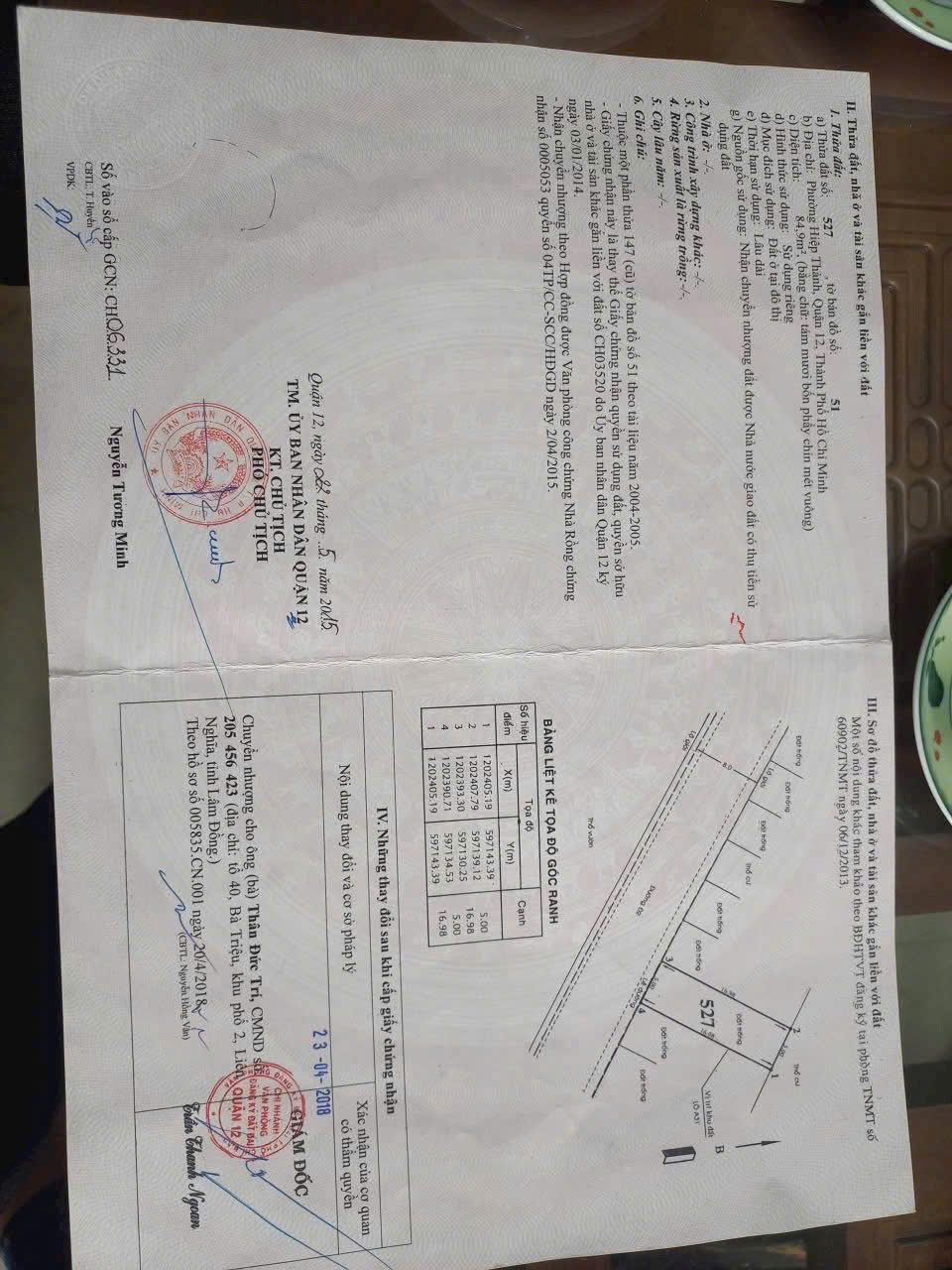 ĐẤT ĐẸP (5x18) ĐƯỜNG 9M CÓ VỈA HÈ – KHU NHÀ LẦU CAO CẤP – 1/ TRẦN THỊ DO, Q12 15997067