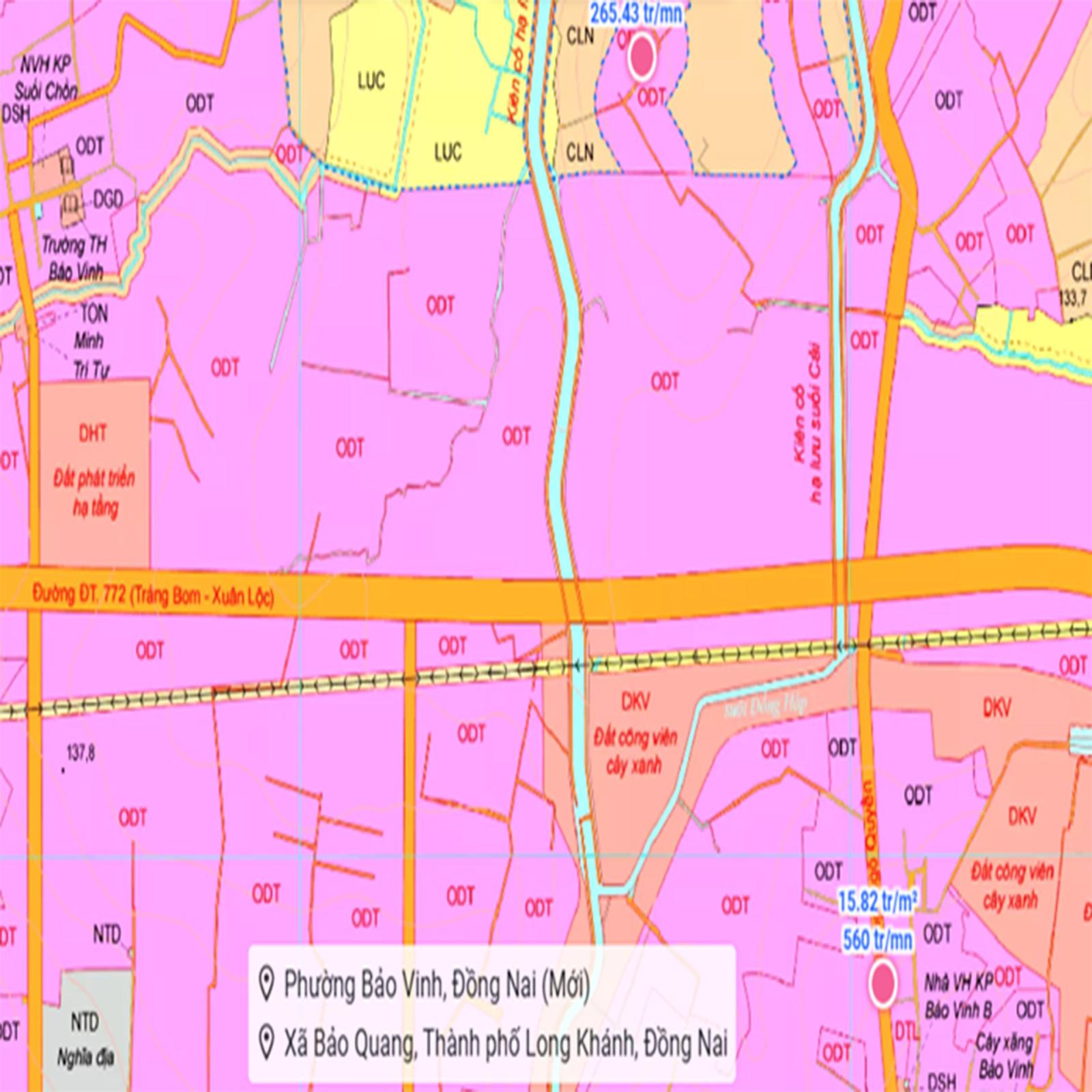 LÔ GÓC 2 MẶT TIỀN ĐƯỜNG  TT P. BẢO VINH, ĐN  CHỈ 218Tr/M 15997242