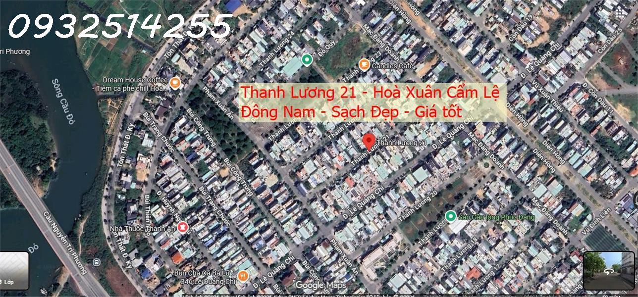 Chính chủ cần bán nhanh lô đất Thanh Lương 21 - Hoà Xuân - Cẩm Lệ - Đông Nam - Giá chỉ 6.4xx 15997435