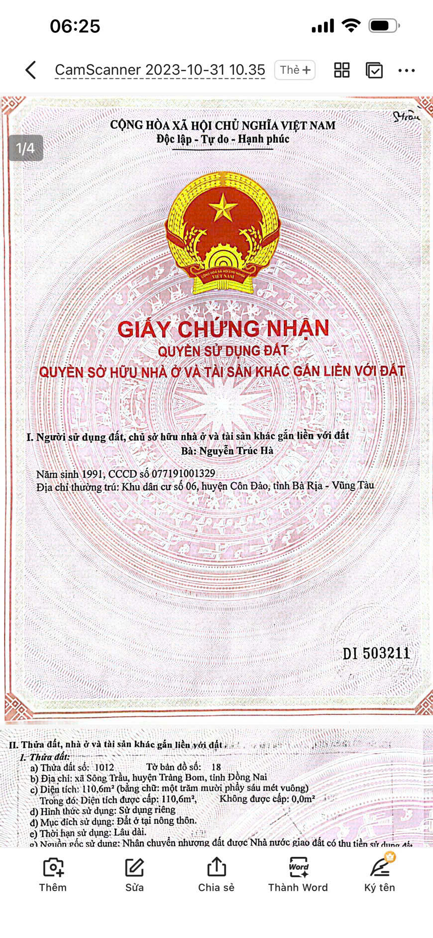 CHÍNH CHỦ BÁN ĐẤT TRẢNG BOM – ĐỒNG NAI 15997441