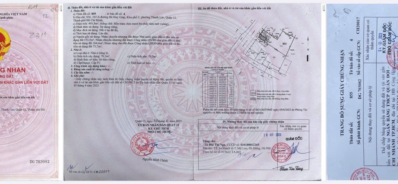 BÁN ĐẤT MẶT TIỀN HÀ HUY GIÁP – VỊ TRÍ SIÊU HOT – 494M² – GIÁ CHỈ 35 TỶ 15997670