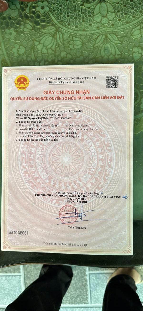 ĐẤT ĐẸP – GIÁ TỐT – CHÍNH CHỦ CẦN BÁN Tại Lê Viết Thuật, Nghi Thái, TP. Vinh, Nghệ An 15997837