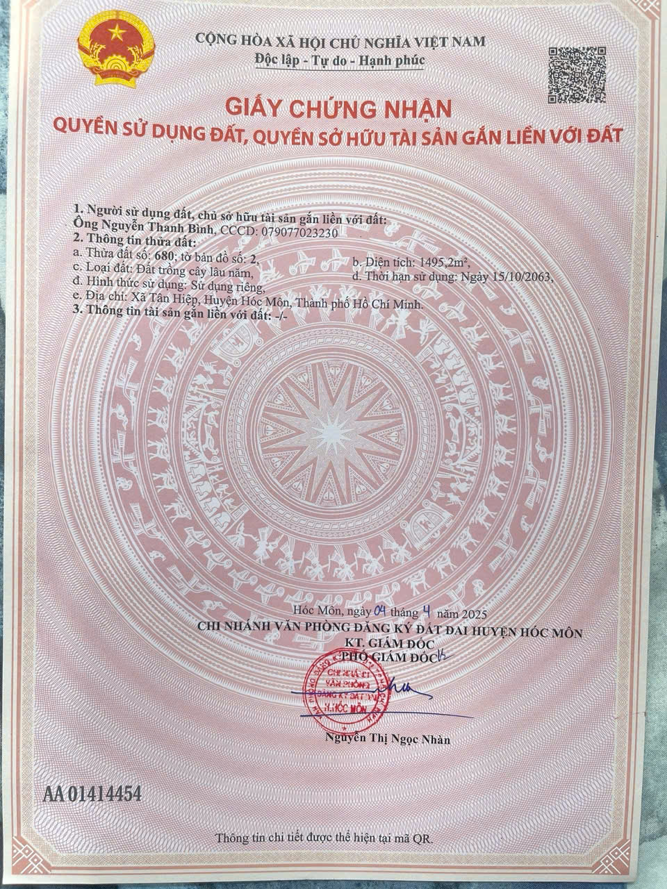 NHÀ VƯỜN NGHỈ DƯỠNG GIÁ MỀM – QUỸ ĐẤT LỚN HIẾM TẠI TÂN HIỆP, HÓC MÔN 15997941