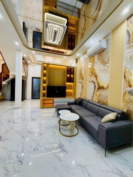 B.Á.N NHÀ MỚI XÂY - 1 TRỆT 2 LẦU + TUM THANG - NGANG 6.4m - GIÁ 6.49TỶ 15997993