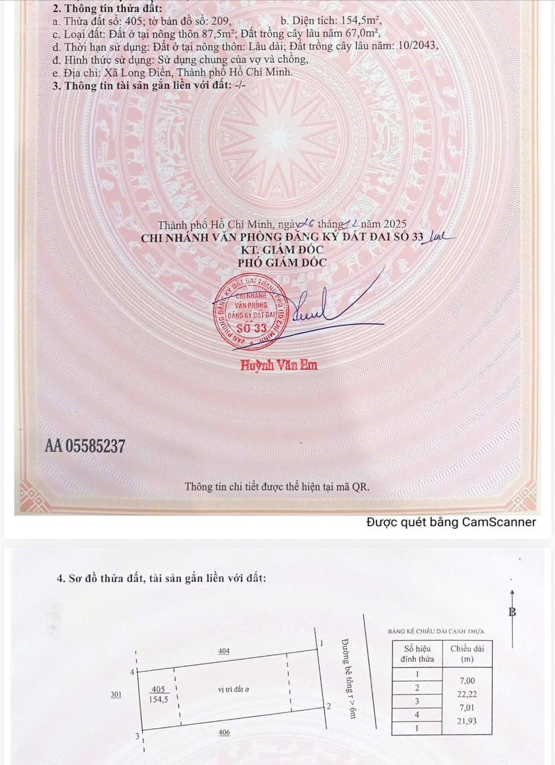 BÁN GẤP 3 LÔ F0 -SẴN SỔ -CHƯA QUA ĐẦU TƯ -TẠI AN NGÃI-LONG ĐIỀN-HCM. LH: 0916169579 15998002