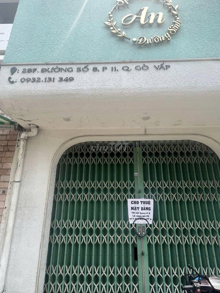 CHO THUÊ NHÀ KD, 1 TẦNG, 64M2 FULL MẶT TIỀN ĐƯỜNG SỐ 8, P.11, Q.GÒ VẤP, HCM 15998022