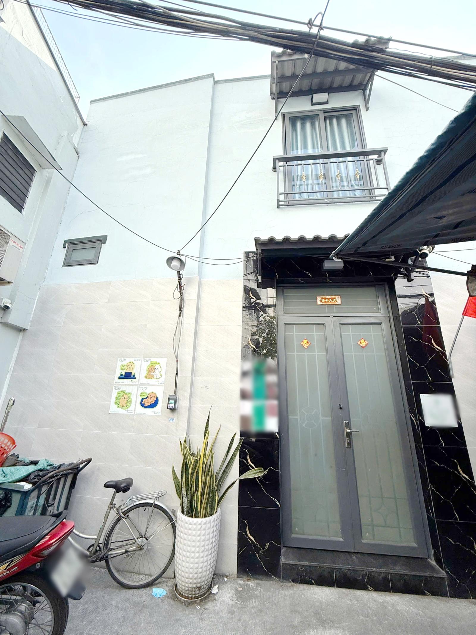 Nhà vị trí đẹp hẻm thông Hưng Phú P8Q8 P.Chánh Hưng 15998074