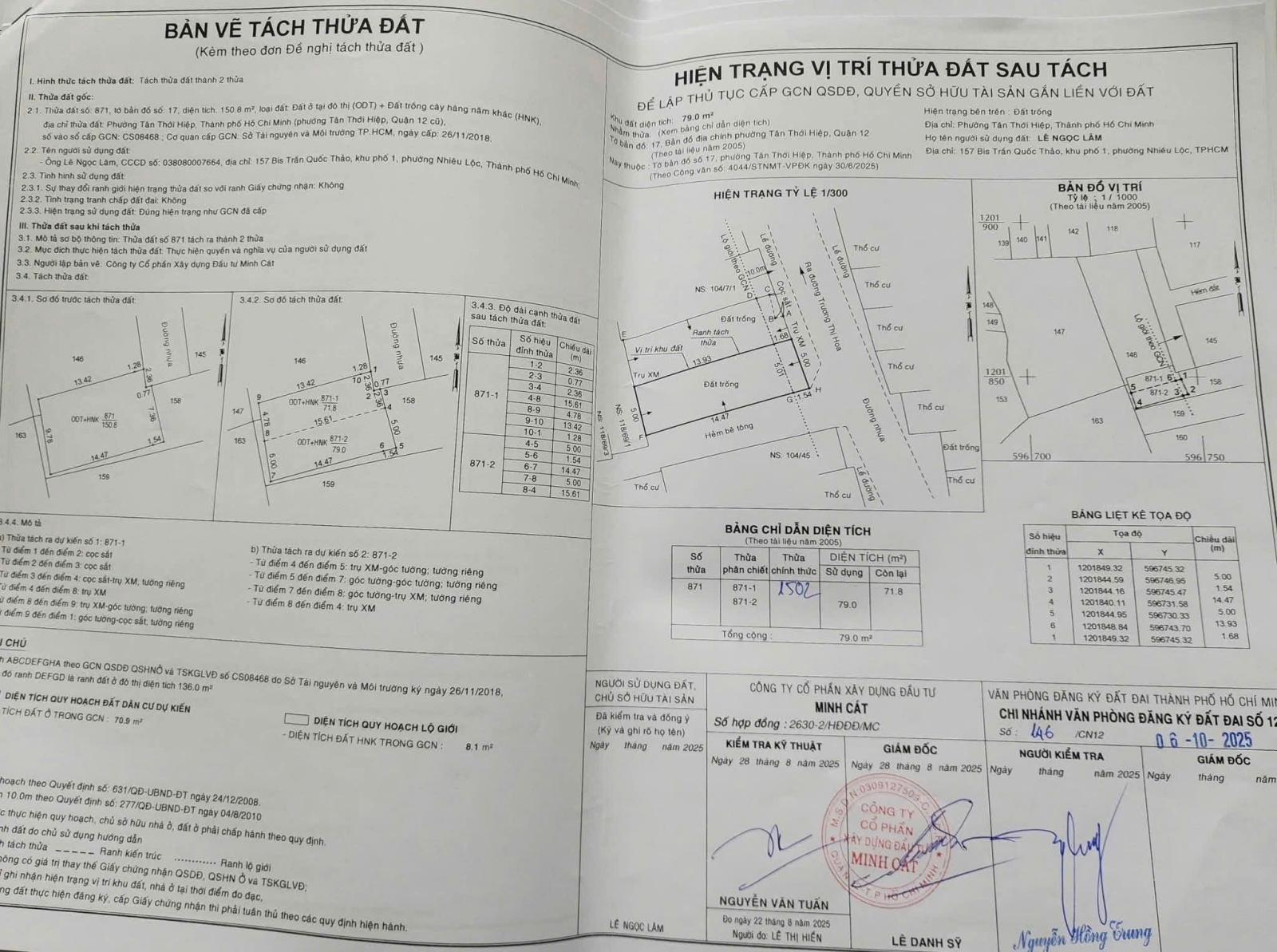 BÁN 2 LÔ ĐẤT (9.6x16) ĐƯỜNG NHỰA 7M THÔNG TÂN THỚI HIỆP 13, Q12 15998091