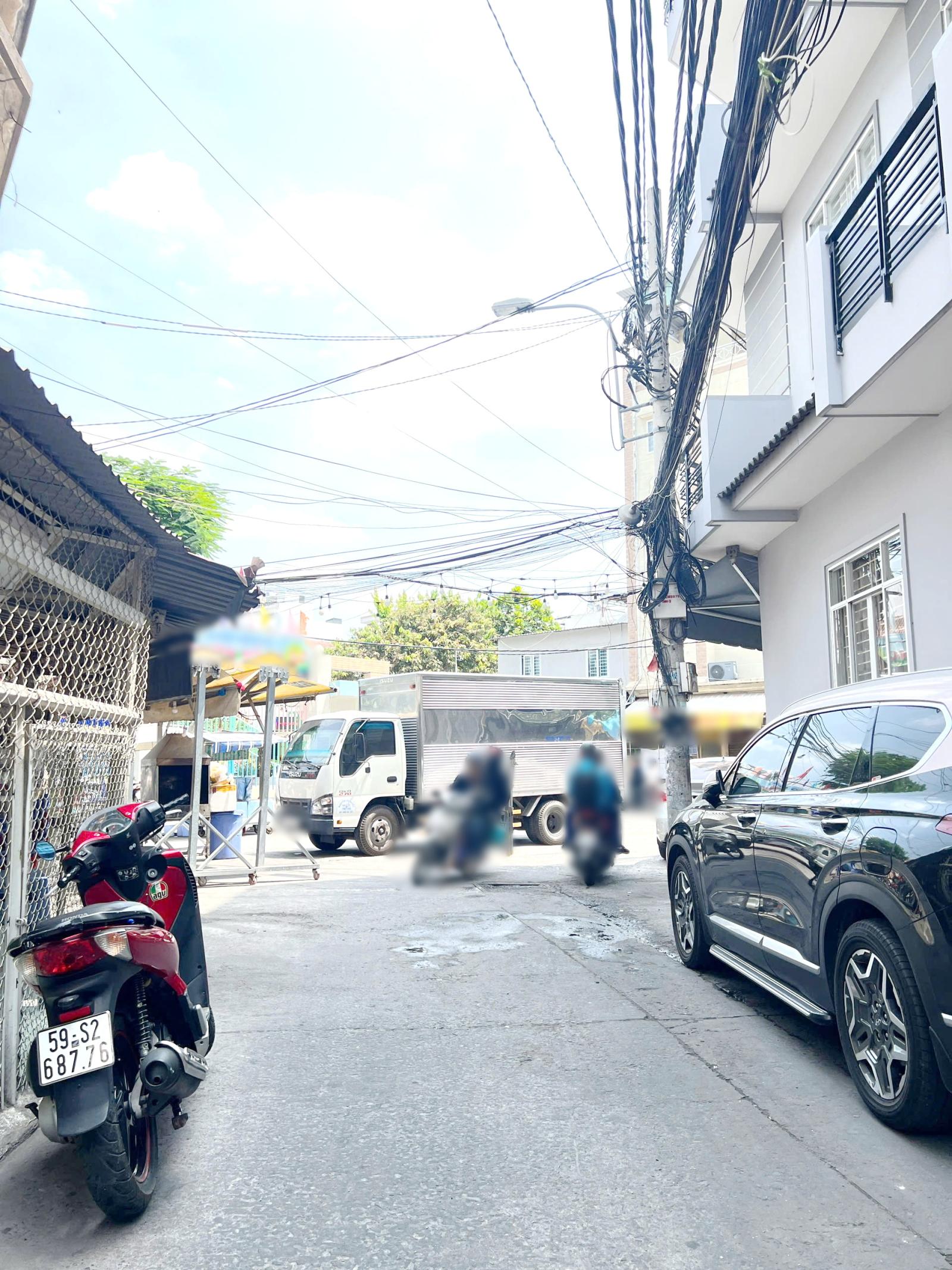 Nhà 4 tầng hẻm thông sát mặt tiền đường Dạ Nam P2Q8. Giá: 5.28 tỷ 15998104