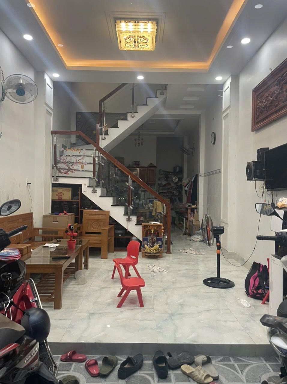 Bán nhà 1 trệt 1 lầu 4x13m giá 4,5 tỷ Đường 6m Huỳnh Thị Hai 15998145