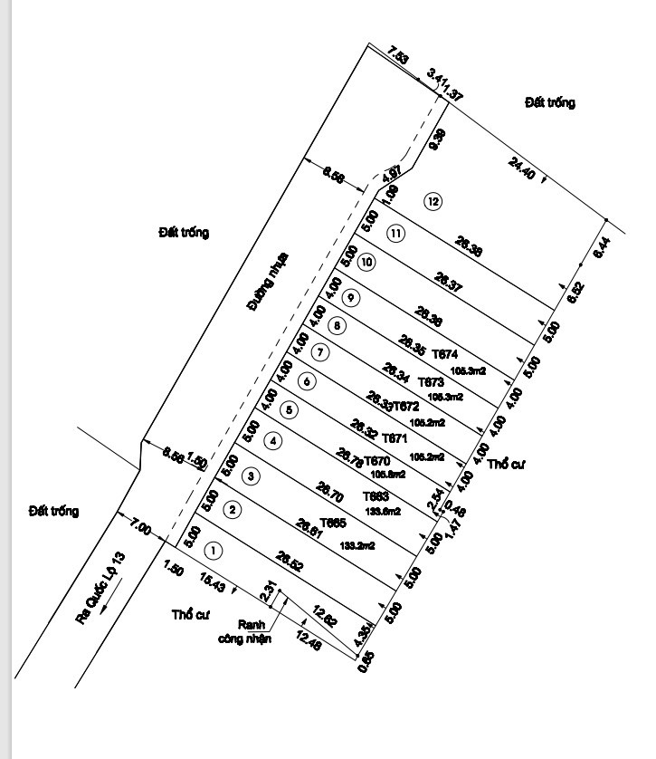 Bán Đất View Sông Sài Gòn 585 - 609 Quốc Lộ 13 - Hiệp Bình Phước -  Thành Phố Thủ Đức 15998168