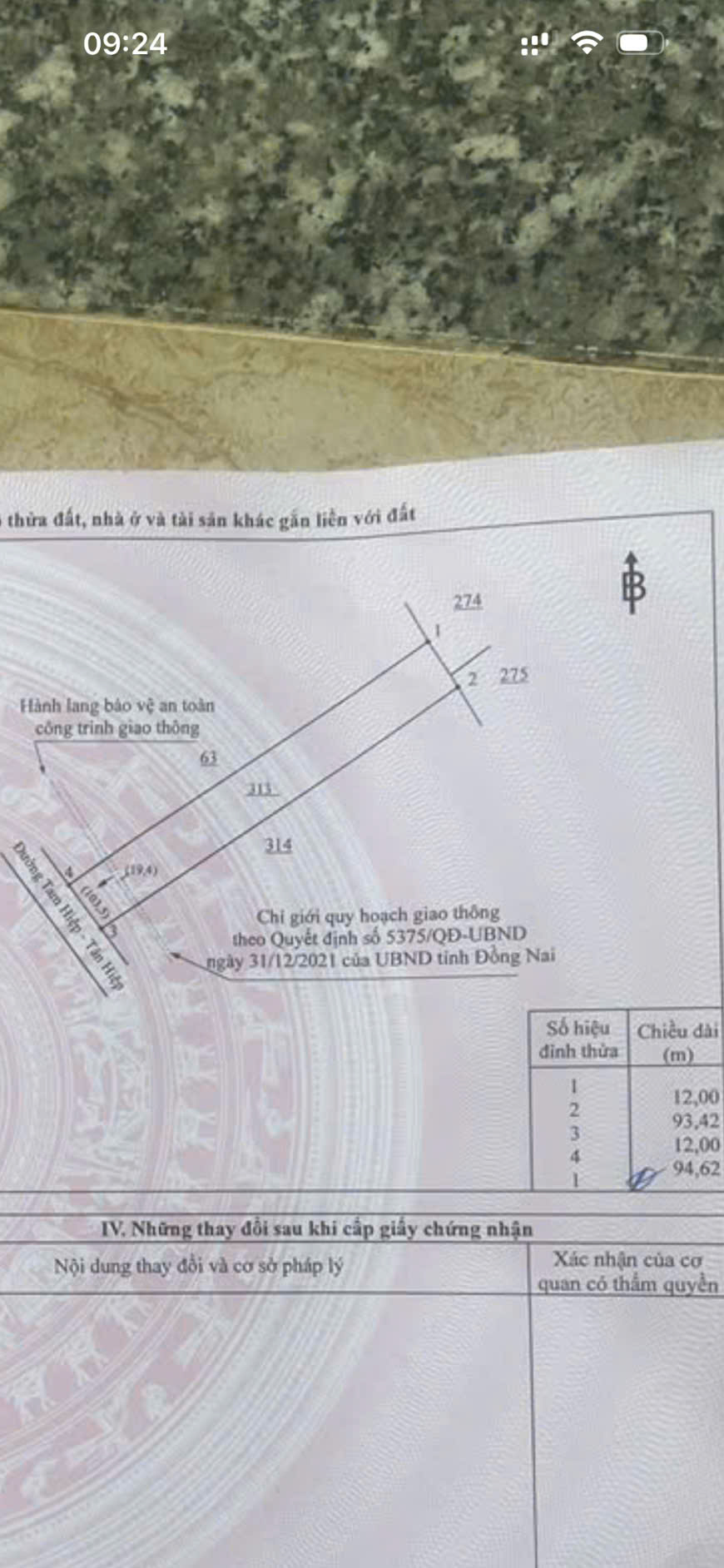 Bán đất Mt Nhựa Xuân Hiệp-Tân Tiến, Xuân Lộc. Đồng Nai. Giá 3.25ty. Lh 0984488048. 15998183
