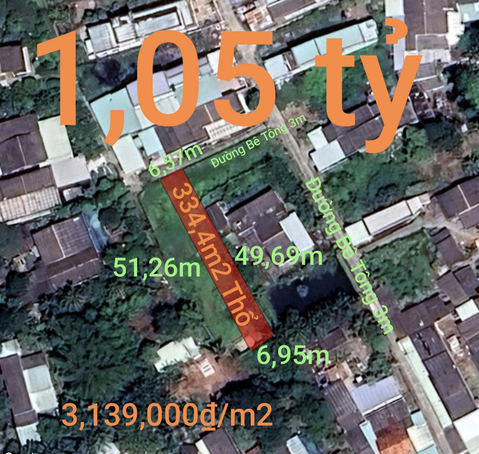 Bán lô đất thổ trung tâm xã Tân Trụ giá đầu tư 1,05 tỷ 15998187