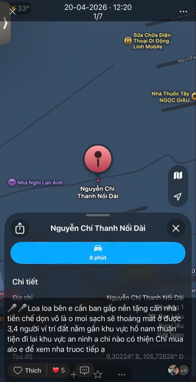 VỊ TRÍ ĐẸP - GIÁ TỐT - Bán Đất Tặng Nhà Tiền Chế Tại Khóm 1, Phường 1, TP Bạc Liêu 15998200