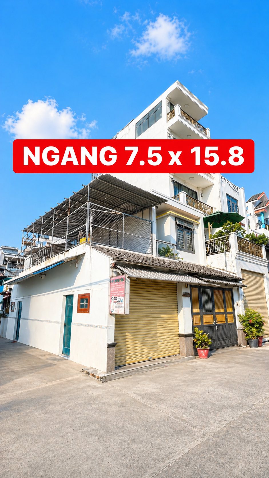 GẦN CHỢ GÒ XOÀI – 2 MẶT THOÁNG – HẺM Ô TÔ THÔNG – 118M2 NGANG 7.5 – NHỈNH 5 TỶ 15998252