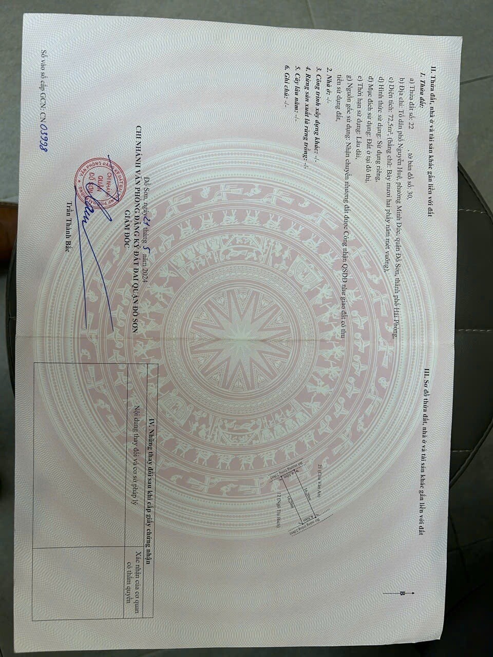 Sở hữu ngay lô đất tiềm năng sát khu công nghiệp Đồ Sơn với mức giá hiếm. 15998336