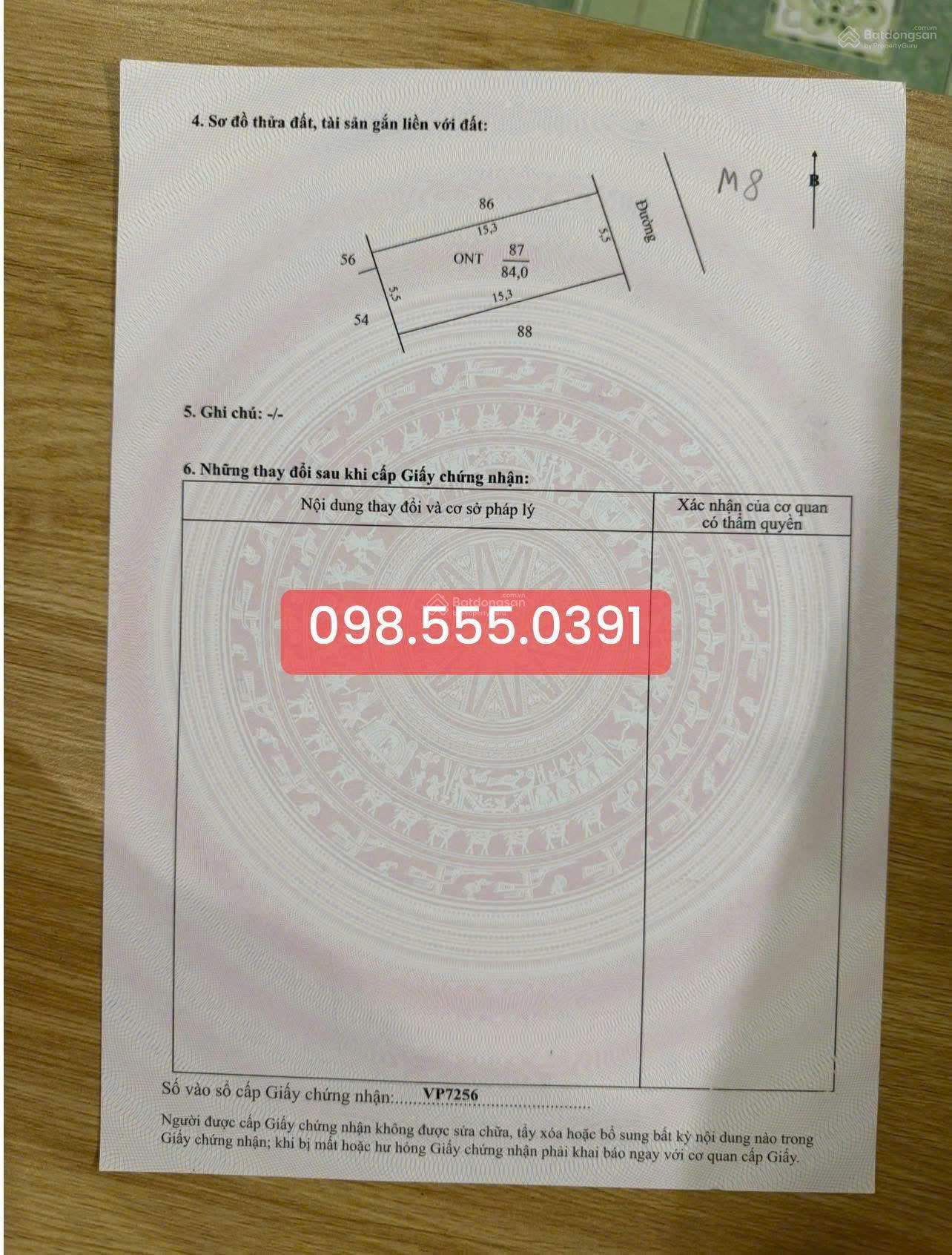 ĐẤT ĐẦU TƯ -CHẮC CHẮN SINH LỜI- GIÁ 1.2 TỈ -100M2 -FULL THỔ CƯ 15998519