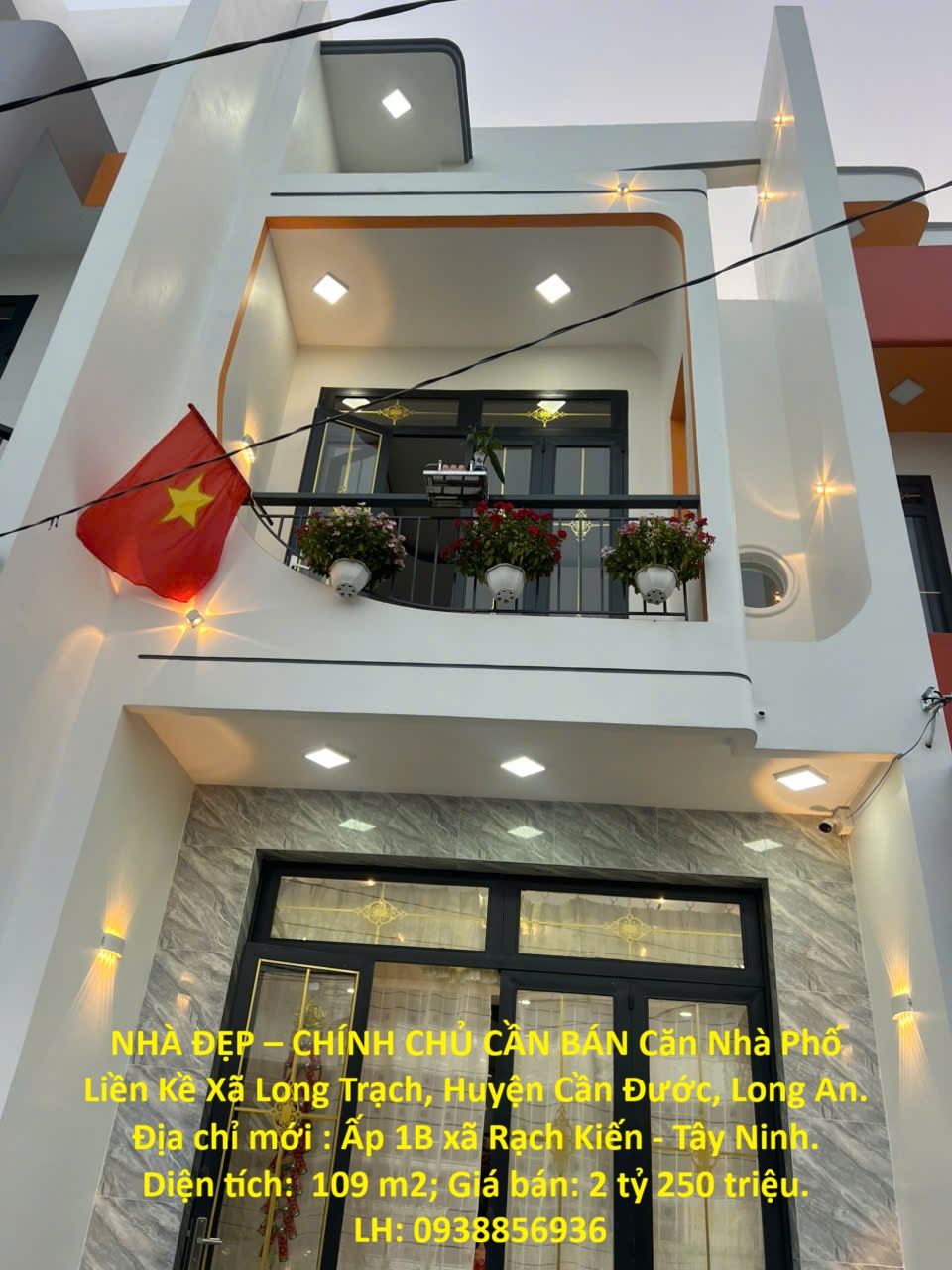 NHÀ ĐẸP – CHÍNH CHỦ CẦN BÁN Căn Nhà Phố Liền Kề Xã Long Trạch, Huyện Cần Đước, Long An. 15998611