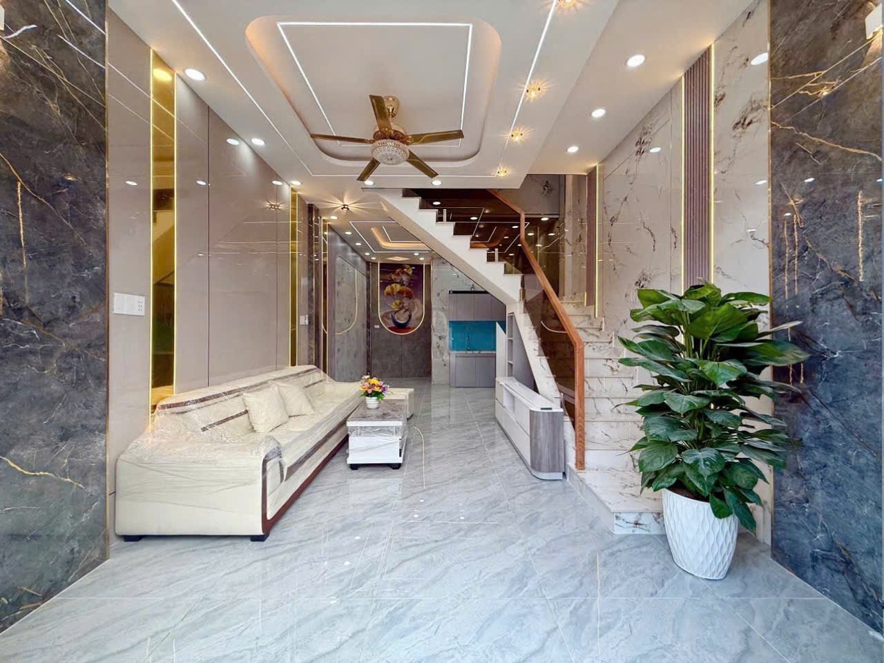 Nhà mới 1 lầu full nội thất đường 6m thông tân chánh hiệp 25 q12 15998810