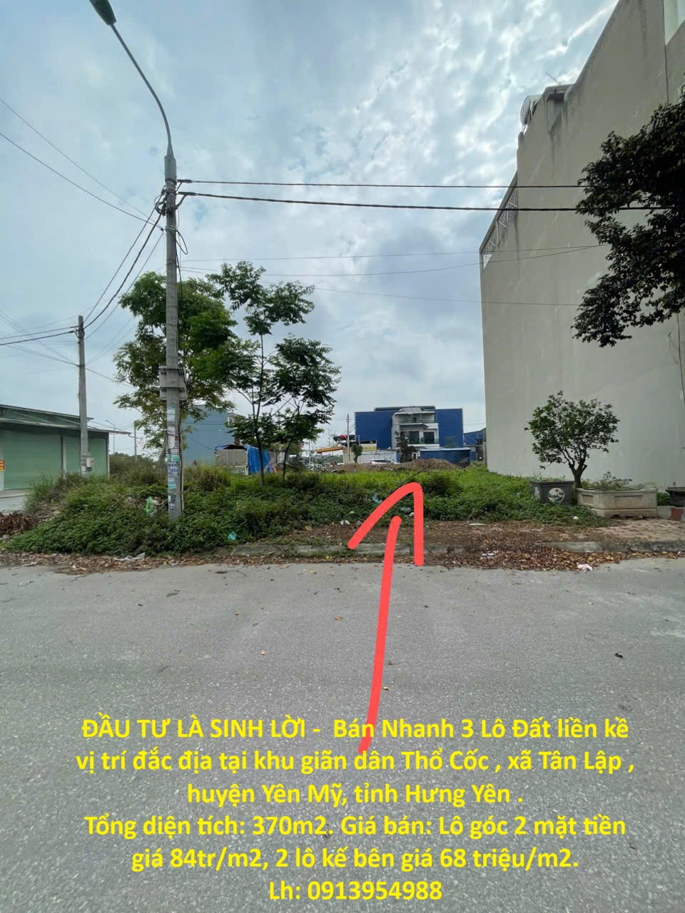 ĐẦU TƯ LÀ SINH LỜI -  Bán Nhanh 3 Lô Đất liền kề vị trí đắc địa tại huyện Yên Mỹ tỉnh Hưng Yên 15998974