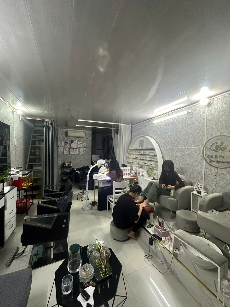 SANG NHƯỢNG SPA DECOR TRANG TRÍ TONE XÁM GIÁ RẺ CÓ PHÒNG Ở LẠI  TẠI VŨNG TÀU 15999050