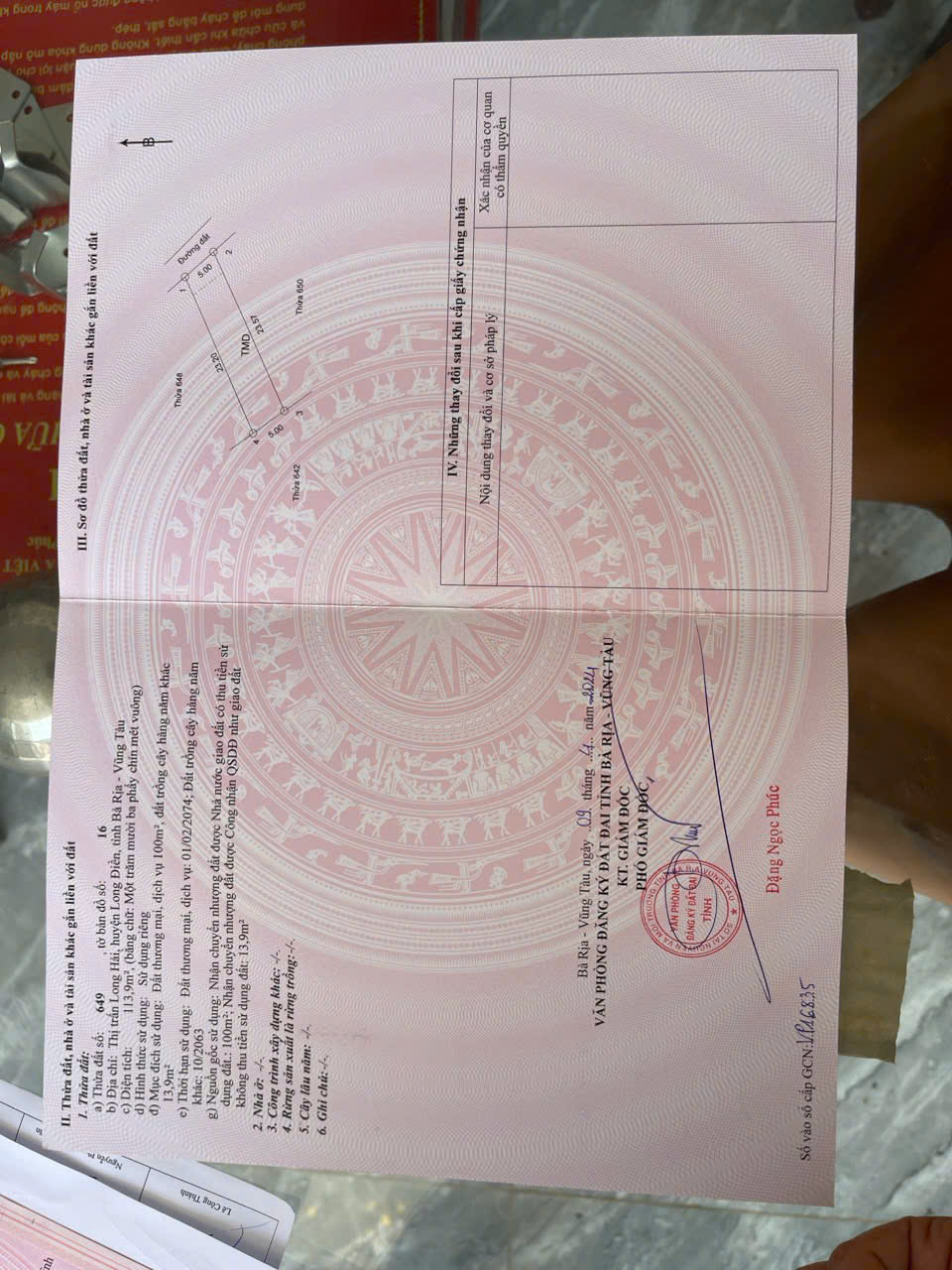 Cần Bán 1 Căn Nhà Duy Nhất - Nằm Trên Đường Lê Duẩn, Long Hải - Gần biển, chợ, trường học 15999166